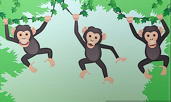 cuadros-en-lienzo-chimpance-dibujos-animados.jpg